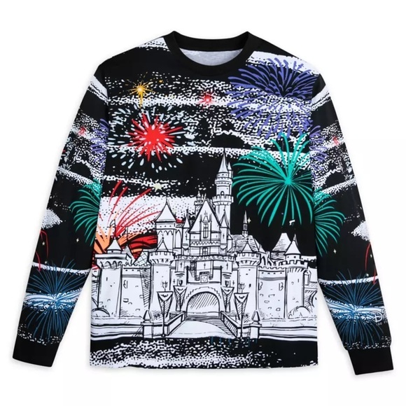Sleeping Beauty Castle Fashion Pullover Top for Adults – Disney100 – Disneyland - Picture 2 of 12